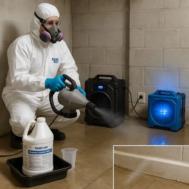 Sanitization and Odor Removal process in Glenmoor, OH