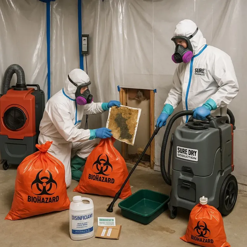 Contaminated Water Handling Protocols process in Glenmoor, OH
