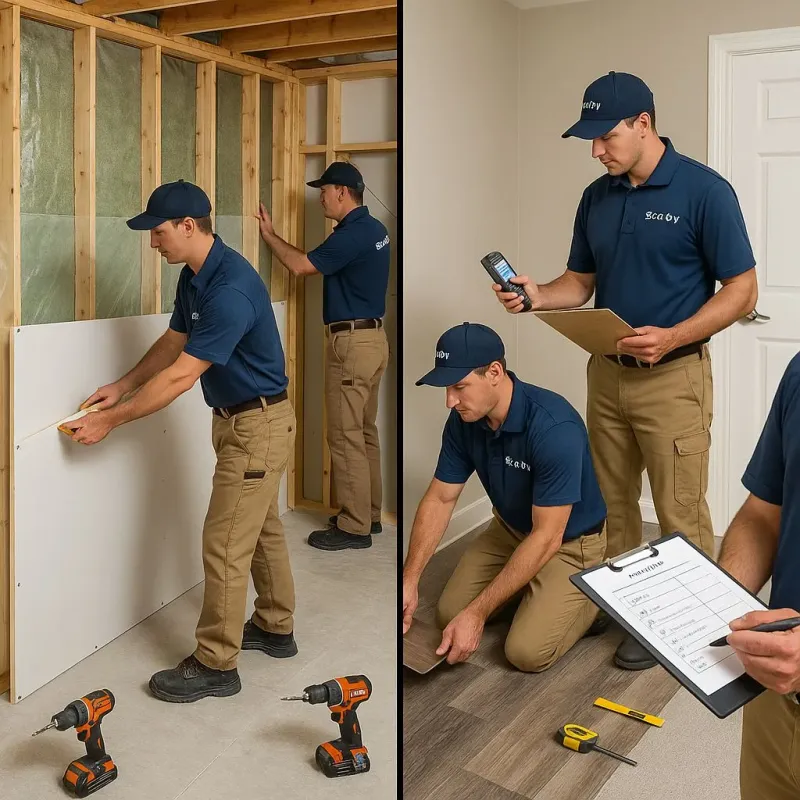 Repairs and Reconstruction process in Glenmoor, OH